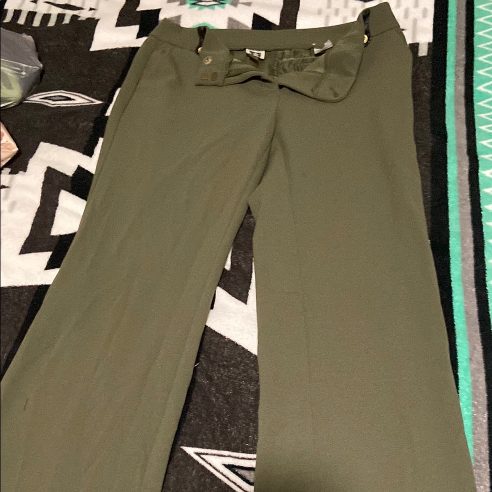 Olive Green Women's Pants